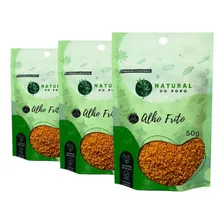 Alho Frito 100% Orgânico Kit 3 Qualidade Premium Pouch 50g Foto  mini 1