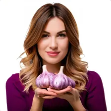 Alho Roxo Cabeça De Alho Irmãos Caetano Fraccionada 500G Em Pacote Foto mini 3
