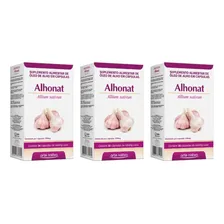 Alhonat Óleo De Alho Allium Sativun 3x30 Capsulas Sabor Sem Sabor Foto mini 1