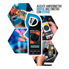 Alicate Amperímetro Digital 1000v Rayco Foto mini 4