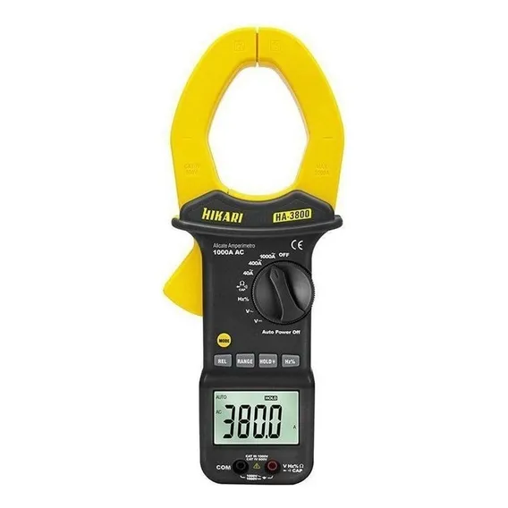 Alicate Amperimetro Hikari Ha 3800 Capacit Resist Diodo Ncv Foto 1