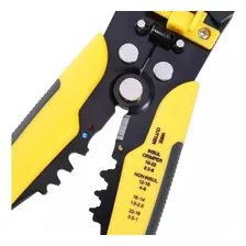 Alicate Automático Decapador Crimpador 3 Em 1 Amarelo Foto mini  2