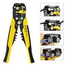 Alicate Automático Decapador Crimpador 3 Em 1 Amarelo Foto mini 4