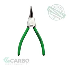 Alicate Bico Curvo Para Anéis Externos Carbografite Foto  mini 1