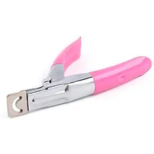 Alicate Cortador De Unha Postiça Gel Tips Acrigel Acrilica Foto mini 4