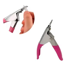 Alicate Cortador Unha Postiça Gel Tips Acrígel Foto mini  3