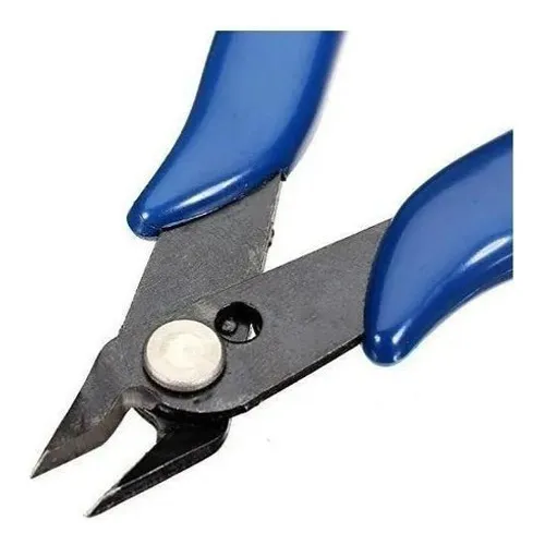 Alicate Corte Diagonal De A莽o Carbono Plato 170 Eletr么nica Foto 1