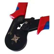 Alicate crimpador crimpador GHÉTRICA ALICATE PROFISSIONAL - Vermelho com Azul Foto mini 3