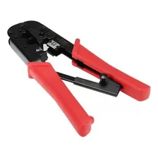Alicate Crimpador Rj45 / Rj11 Catraca Profissional - 568r Foto  mini 1