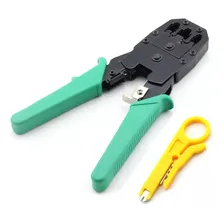 Alicate Crimpador Rj45/rj12/rj11 Equipamento Profissional Foto  mini 1