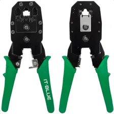 Alicate Crimpar Cabo Rede Fio Rj11 Rj12 Rj45 Desencapador Foto mini 4