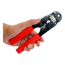 Alicate Crimpar Montar Rj 45 Crimpador Fios Cabo Rede Cat5 6 Foto mini 4