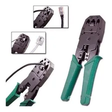 Alicate Crimpar Rj45 Rj11 Alicate Punch Down E Conector Rj45 Foto mini 3