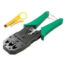 Alicate Crimpar Rj45 Rj11 Rj12 + Decapador Cabo Rede Foto mini 3