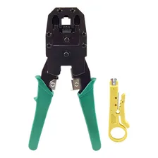 Alicate De Crimpar Conector Rj45 Crimpagem Cabo De Rede Foto mini 1