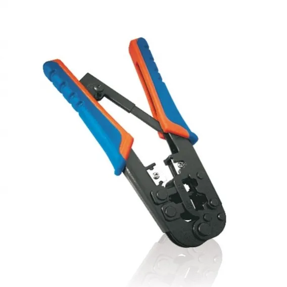 Alicate De Crimpar Rj-11 / Rj-45 Com Catraca Gts Foto 1