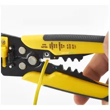 Alicate Decapador De Fio Cabo Duplo Cortador Crimpador Plug Foto mini 3