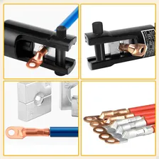 Alicate Hidráulico de Prensa Marca Lorben Para Crimpar Terminais 10 a 240mm² ? Cabo Longo Antiderrapante, Cabeça Giratória, Design Resistente, Ideal Para Uso Profissional e Industrial Foto mini  3