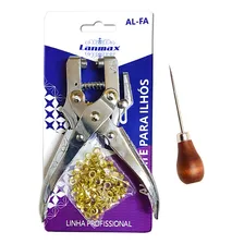 Alicate Ilh贸s Pro 2 Em 1 Fura E Aplica + Agulh茫o + 100 Ilh贸s Foto mini 2