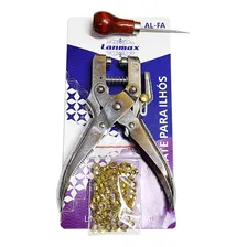 Alicate Ilh贸s Pro 2 Em 1 Fura E Aplica + Agulh茫o + 100 Ilh贸s Foto mini 3