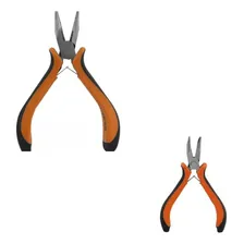 Alicate Mini Bico Chato 4.1/2 Cabo Pvc Starfer Foto  mini 1