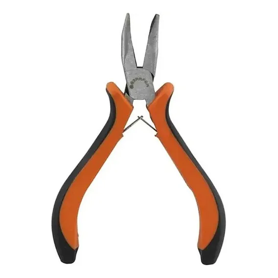 Alicate Mini Bico Curvo 4.1/2 Cabo Pvc Starfer Foto 1