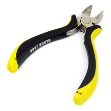 Alicate Mini Corte Diagonal 5 Pol Profissional Black Jack Foto mini  2