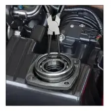 Alicate P/ Trava De Anéis Anel Bico Reto Externo Aperta Abre Foto mini 2