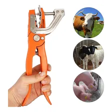 Alicate para Brincos Bovinos Importado Brasil Cor Laranja Foto mini 4