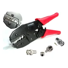 Alicate Para Crimpar Terminais Bnc Ht336g Crimpador Foto mini 1