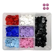 Alicate Pregar Botão Pressão Plastico 140 Botões Ritas 12mm Cor Alicate Rosa Foto mini 3