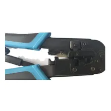 Alicate Profissional Catraca Para Rj45/rj11/rj12 Crimpagem Foto mini 3