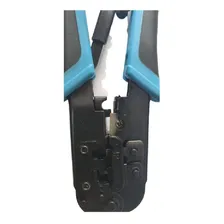Alicate Profissional Catraca Para Rj45/rj11/rj12 Crimpagem Foto mini 2