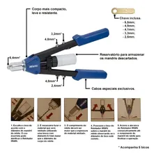 Alicate Rebitador Alavanca Profissional Até 6,4 Mm - Irwin Foto mini 3