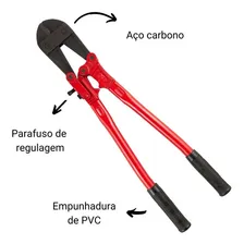 Alicate Tesoura Corta Vergalhão Ferro Grande 36'' Starfer Foto mini 2