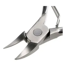 Alicate Unha Aco Inox Cortar Unha Manicure Profissional Foto mini 3