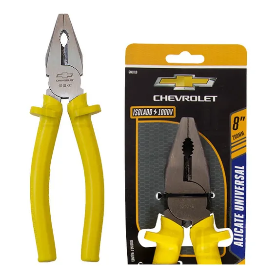 Alicate Universal 8 Pol Pro Gm1010 Chevrolet Foto 1