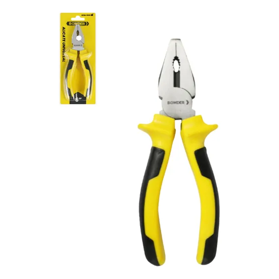 Alicate universal BONDER Alicate Universal amarelo Foto 1