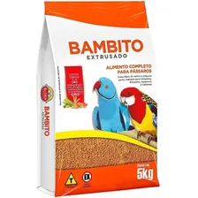 Alimentação Ração Para PÔssaros Bambito Extrusado 5kg Foto mini 1