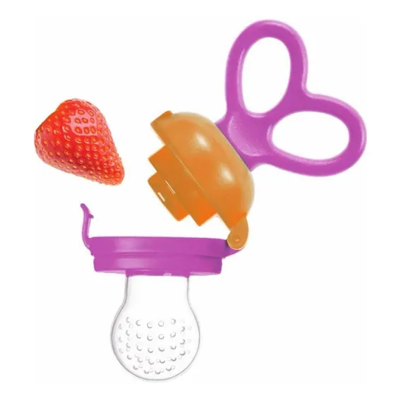 Alimentador Chupeta Para Bebê - Porta-frutinha E Legumes Foto 1