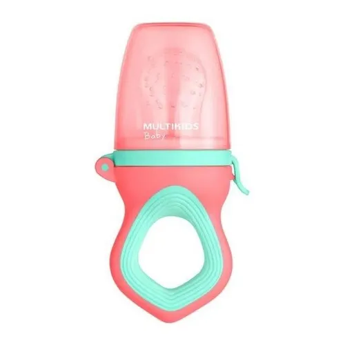 Alimentador Com Tela De Silicone Funny Meal Rosa Multikids Foto 1