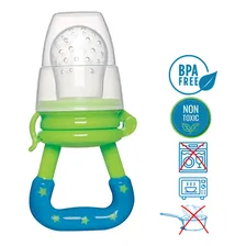 Alimentador Para Bebê Azul Buba - Porta-frutinha Foto mini 4