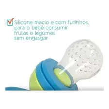 Alimentador Para Bebê Azul Buba - Porta-frutinha Foto mini  2