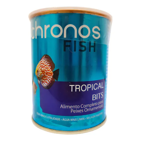 Alimento De Peixe - Tropical Bits Chronos Fish 145g Premium Foto 1