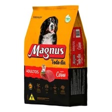 Alimento Magnus Magnus Premium Cães Ração Magnus Premium Cães Todo Dia Carne Pague 20kg Leve 21,3kg para cão adulto de raza média sabor carne de 21.3 kg Foto mini  3