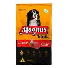Alimento Magnus Magnus Premium Cães Ração Magnus Premium Cães Todo Dia Carne Pague 20kg Leve 21,3kg para cão adulto de raza média sabor carne de 21.3 kg Foto  mini 1