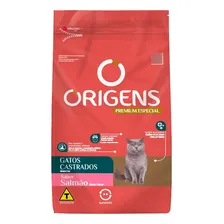Alimento Origens Origens Premium Especial Gatos Origens Premium Especial Gatos Castrados Frango adulto de raza todos os tamanhos sabor salmão de 10 kg Foto  mini 1