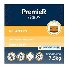 Alimento Premier Super Premium Premier Gatos para gato gatinho sabor frango de 7.5 kg Foto mini 4