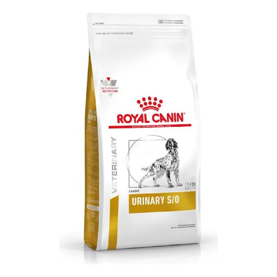 Alimento Royal Canin Veterinary Diet Canine Urinary S/O para cãe adulto de 10 kg Foto 1