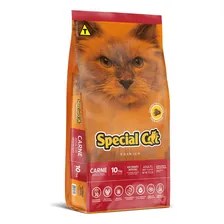 Alimento Special Cat Arrudestufas Cat Premium Carne Special Cat Premium Para Gato Adulto Todos Os Tamanhos Sabor Carne Em Saco De 10.1kg Foto mini 1